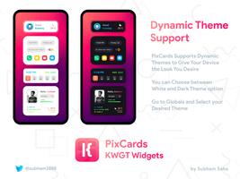 PixCards KWGT - Modern Card St screenshot 3