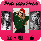 Photo Video Maker with Color Splash Effect icon