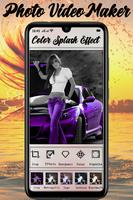 Photo Video Maker with Color Splash Effect capture d'écran 3