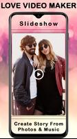 Poster Love Photo Video Maker - Heart Effects with Music