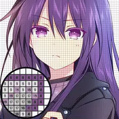 Скачать Anime Girl Color By Number APK