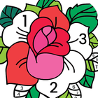 Color by Number Coloring Games icône