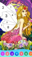 Color by Number Coloring Games Affiche