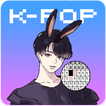 Pixel art Coloring by number K-POP BTS ARMY