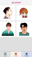Pixel art Coloring by number K-POP BTS ARMY 포스터
