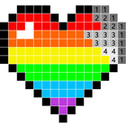 Juegos de colorear - Pixel Art icono