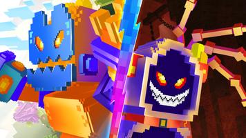 Pixel Monster: Craft Run 3D الملصق