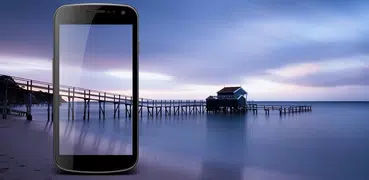 Transparent screen wallpaper