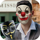 Clown Face Mask Photo Editor - Scary Stickers آئیکن