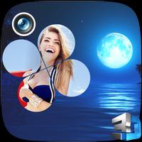 3D MoonLight Photo Frame تصوير الشاشة 3