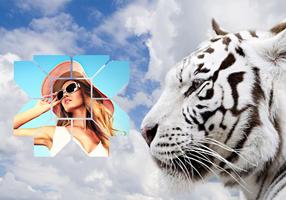 3D Wildlife Animal Photo Frame постер