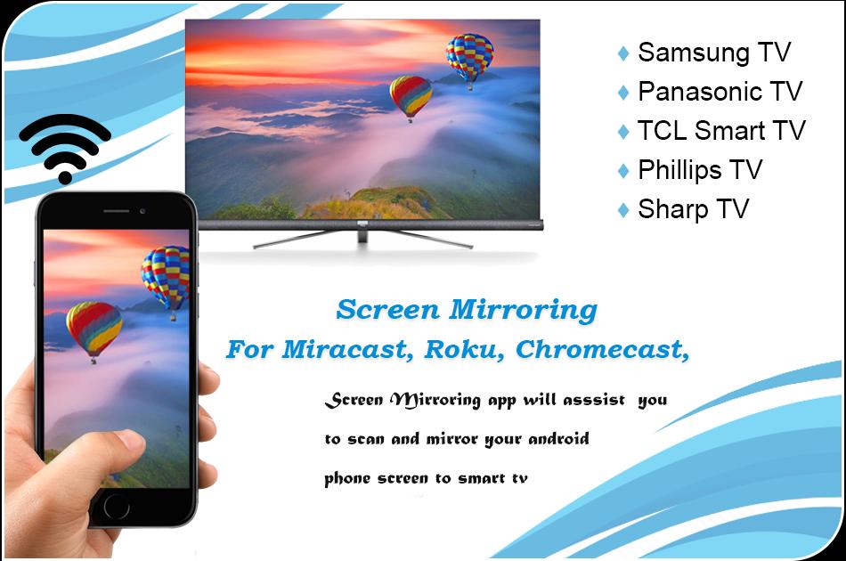 Cast to TV for Miracast, Roku, Chromecast, SmartTV for Android - APK  Download