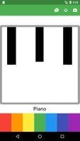 Piano 7 Not Affiche