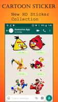 Cartoon WA-Sticker App اسکرین شاٹ 1