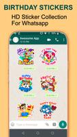 Birthday WA-Sticker App syot layar 1