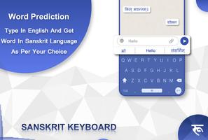 Sanskrit Keyboard Plakat