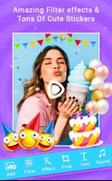 Birthday Photo Video Maker اسکرین شاٹ 2