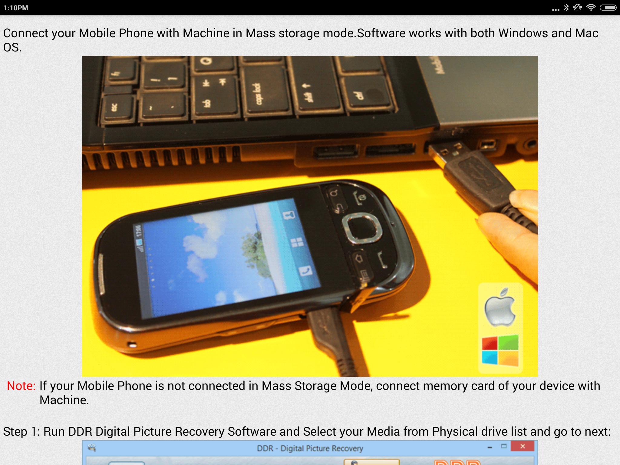 Ddr - digital picture recovery system Ddr - digital picture recovery system