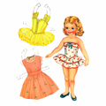 DIY paper dresses for dolls