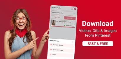 Pinterest Video Downloader plakat