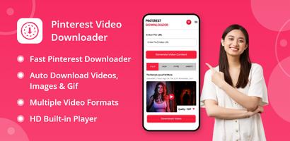 Video Downloader for Pinterest Plakat