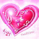 Pink Heart LiveWallpaer icon