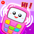 Pink Baby Phone Kids: Games Baby & Kid Music アイコン