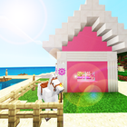 Pink Mansion Minecraft Game for Girls icône