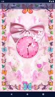 Pink Bow Live Wallpaper syot layar 2