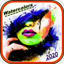 APK 500+ Watercolor drawings. Paint with Watercolor