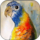 Pinte aquarela. 🐟🐞🐕Tinta de água APK