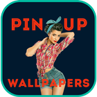 Pin up girl wallpaper icon