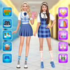 College Dress Up for Girls أيقونة