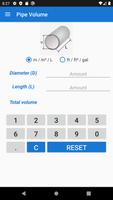 Pipe volume calculator poster
