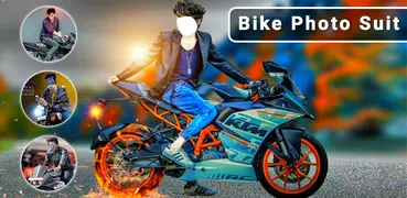 Men Moto Photo Suit: Stylish Bike Photo Editor