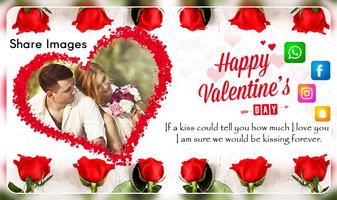 Valentine Day Photo Frame скриншот 3