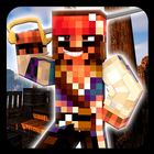Пиратский корабль Minecraft иконка