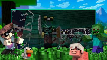 Пиратский корабль Minecraft постер