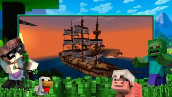 Пиратский корабль Minecraft скриншот 1