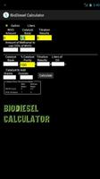 BioDiesel Calculator capture d'écran 1