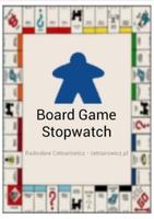 Board Game Stopwatch Affiche