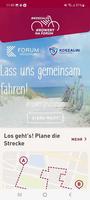 Fahrräder im Forum Plakat