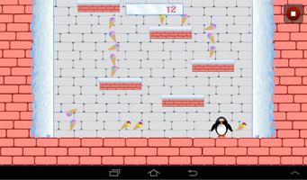 Leaping Jump Penguin ポスター