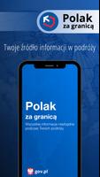 Polak za granicą plakat