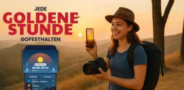 Goldene Stunde Sonnenuntergang