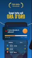 Poster Ora d'Oro Alba & Tramonto Sole