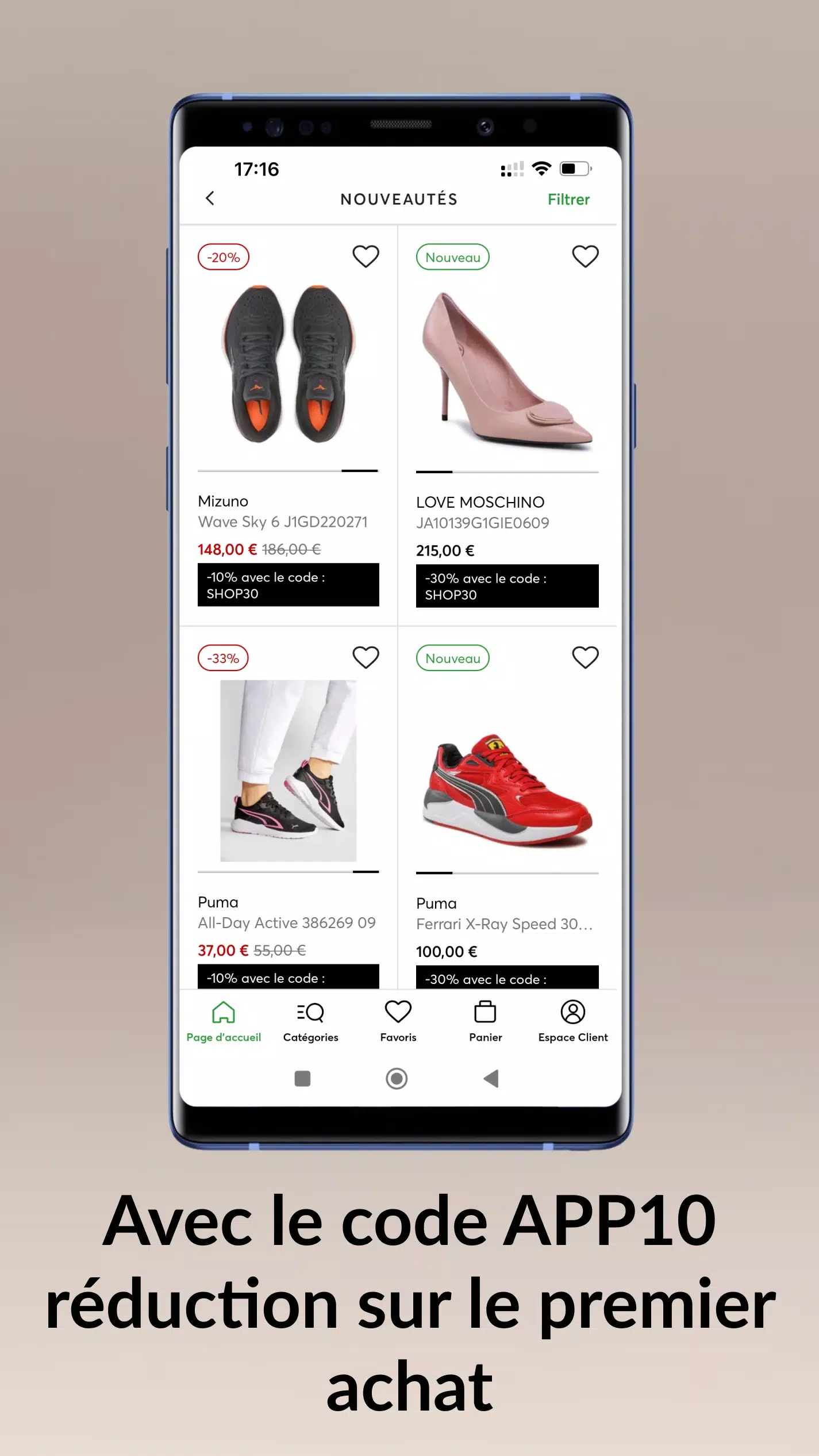 chaussures.fr la mode en ligne APK pour Android Télécharger