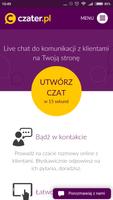 Live chat na stronę - Czater.p plakat