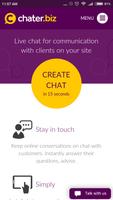 Live chat na stronę - Czater.p โปสเตอร์