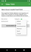 FreshTODO capture d'écran 1